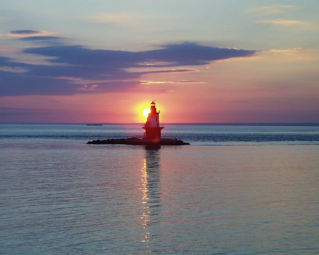 Lighthouse -- Lighthouse Sunset Lighthouse